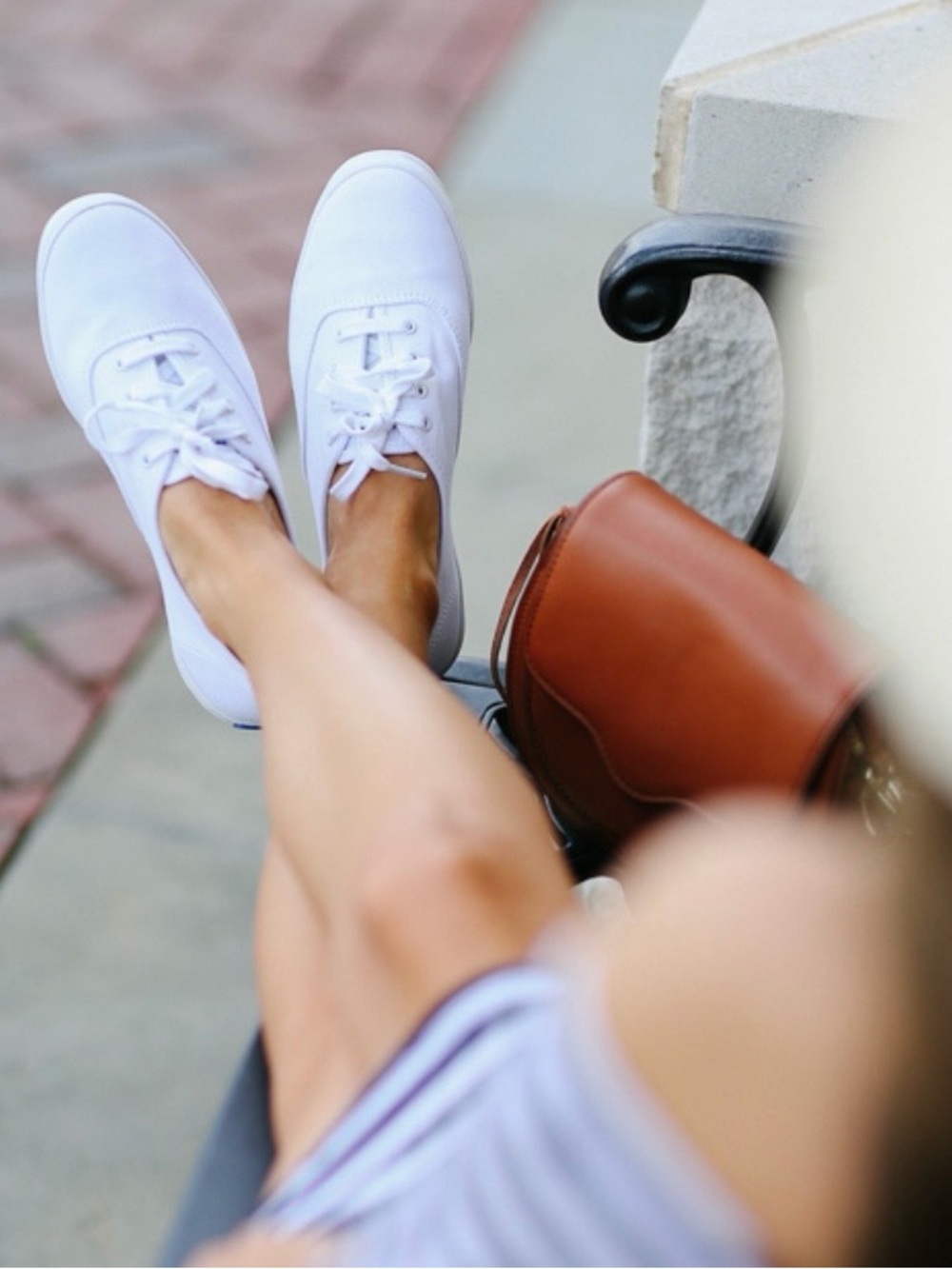 White Keds Champion Cotton Canvas Sneakers (size 8)